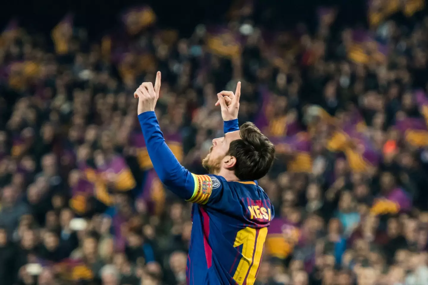 Lionel Messi scored his 100th Champions League goal against Chelsea in March 2018, 12 years and 4 months after his first goal in the competition. (Image: Getty)