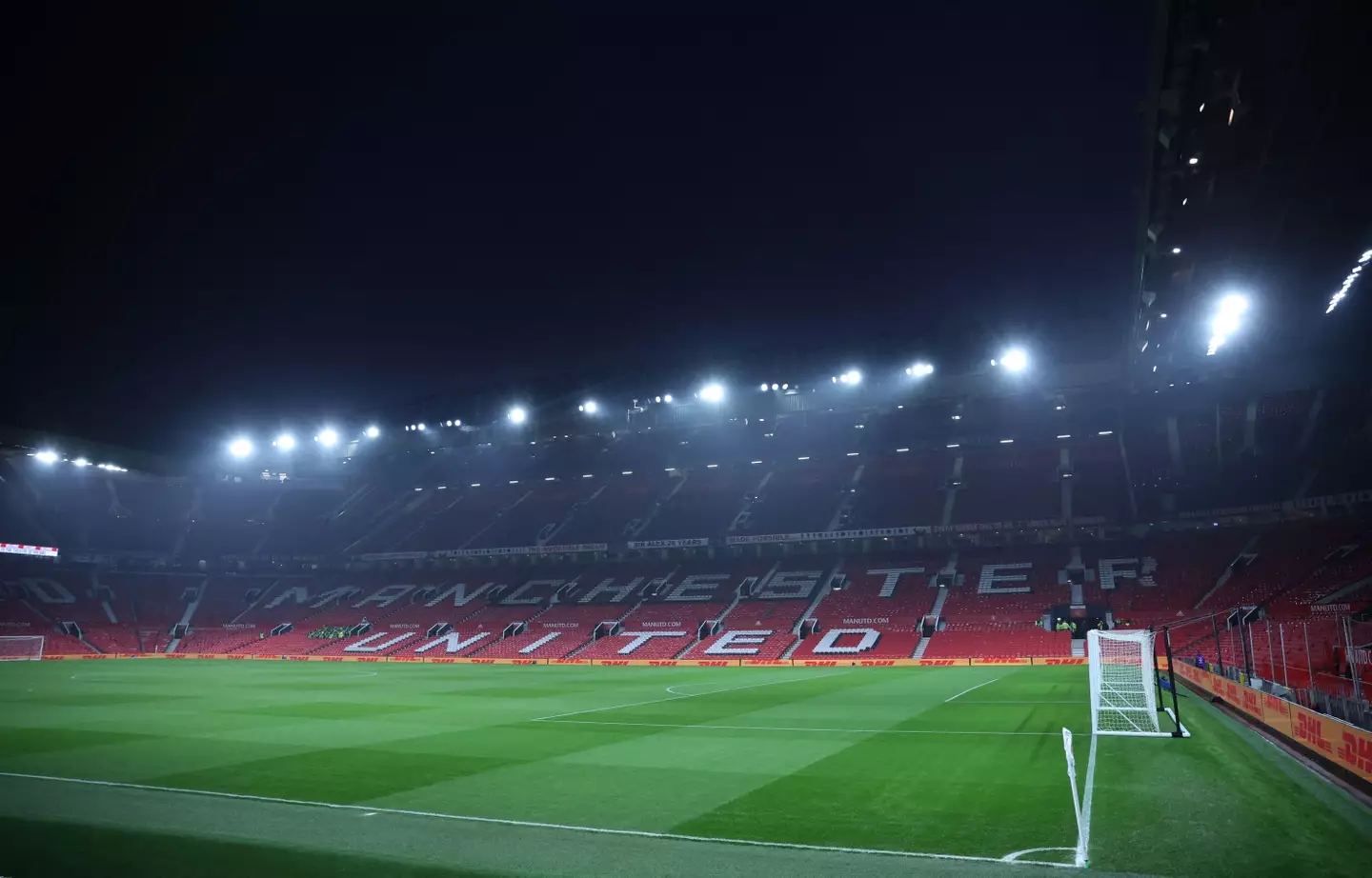 A general view of Manchester United's home stadium, Old Trafford (