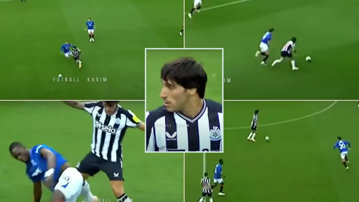 A compilation of Sandro Tonali’s Newcastle United debut has gone viral