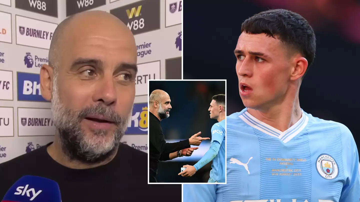 Pep Guardiola has already hinted at where Phil Foden will play this season despite Gareth Southgate claims