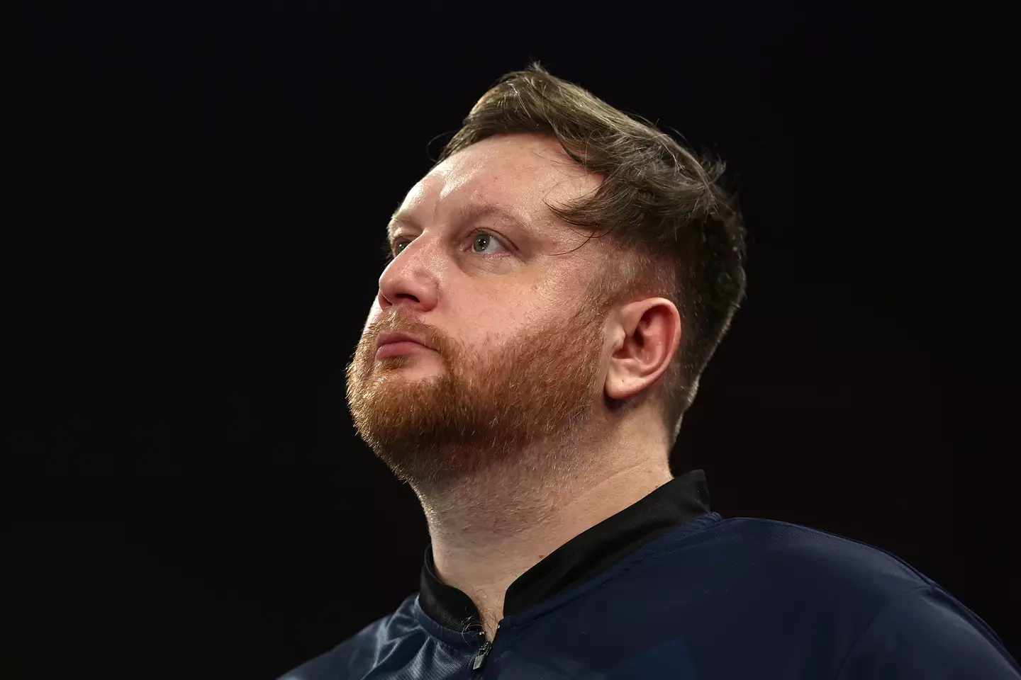 Cameron Menzies on the Ally Pally stage for his first round match. Image: Getty
