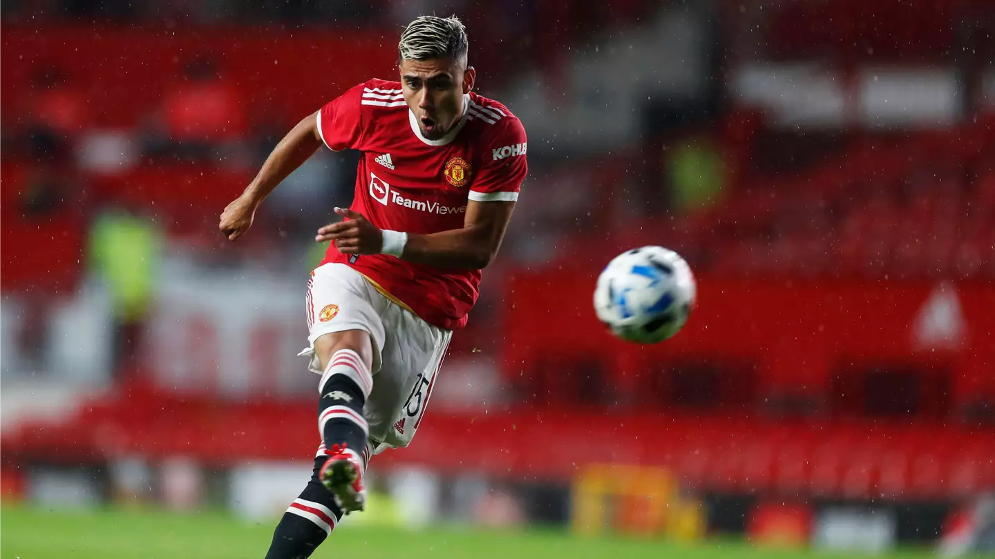 Andreas Pereira scored a stunning goal against Brentford during the 2021/22 pre-season. (Alamy)