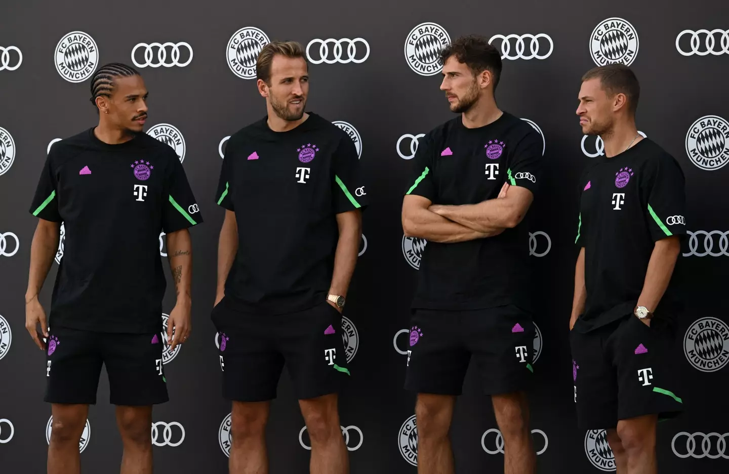 Bayern Munich stars attend an Audi event. Image: Getty