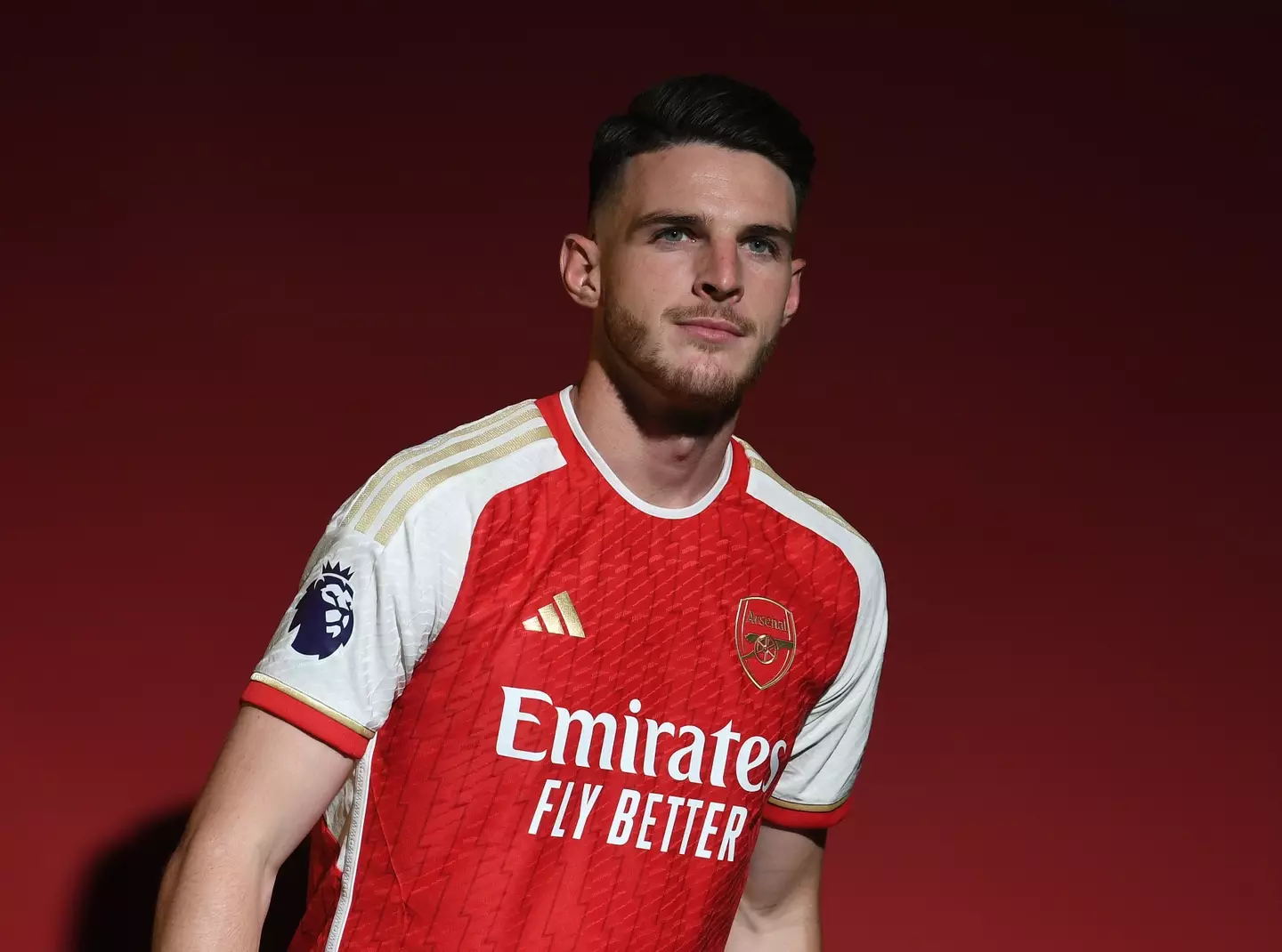 Declan Rice was unveiled as an Arsenal player today.