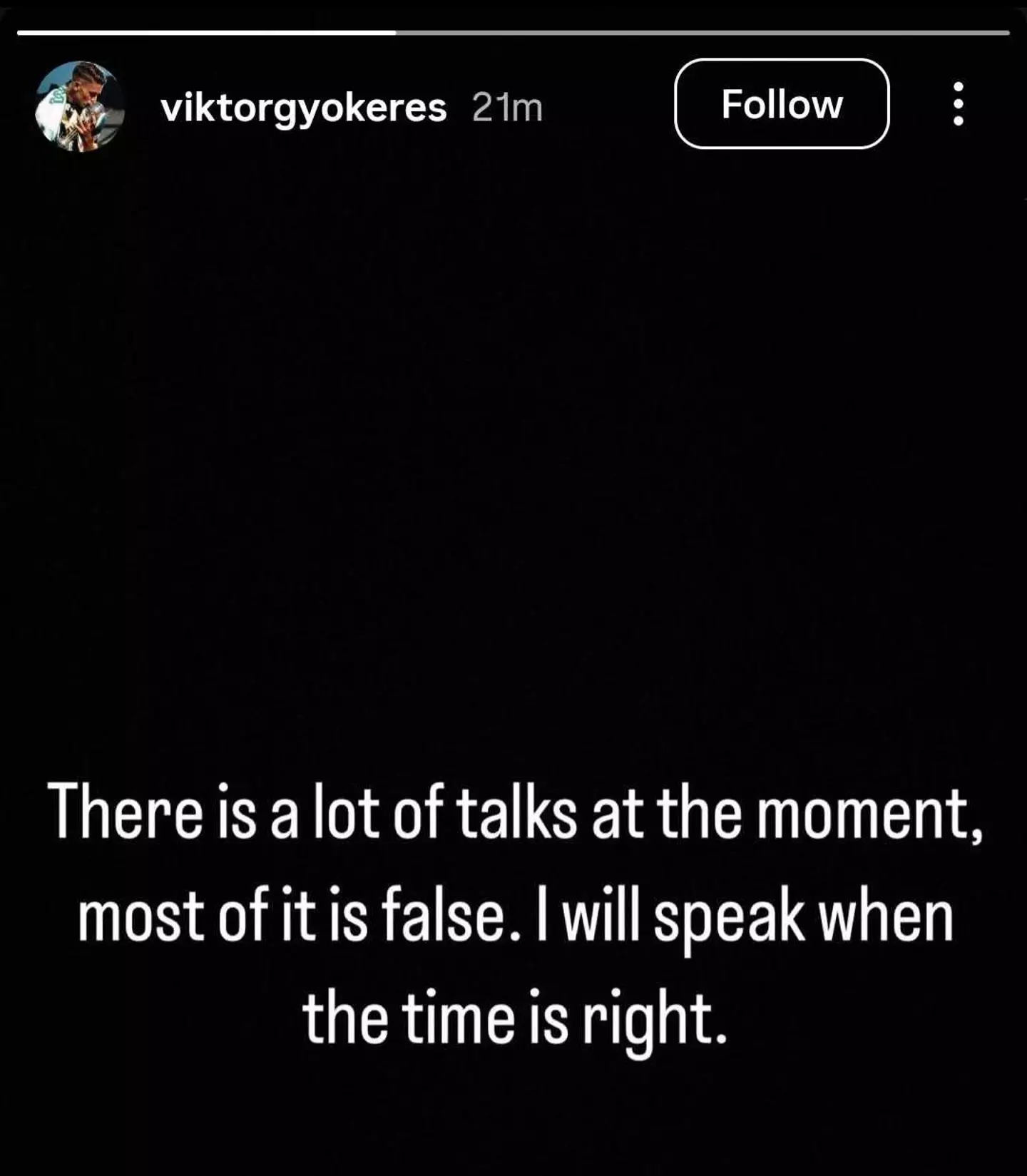 Image: Instagram/Viktor Gyokeres