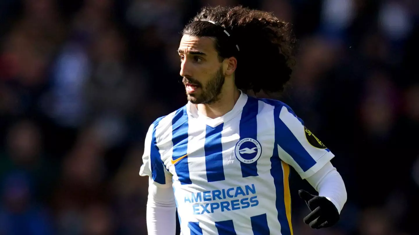 Marc Cucurella in action for Brighton.