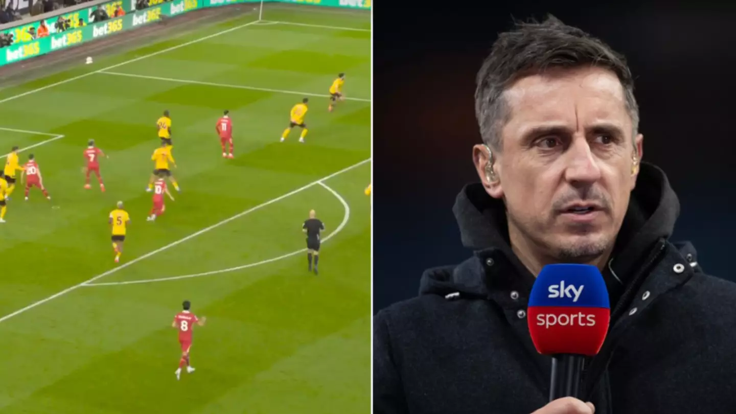 Gary Neville launches into astonishing rant during Wolves vs Liverpool as he says 'I can't watch this'
