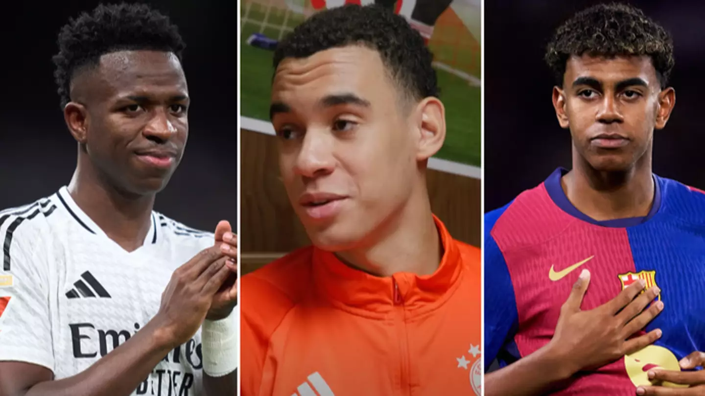 Jamal Musiala didn't hesitate when asked to pick the better player between Vini Jr and Lamine Yamal