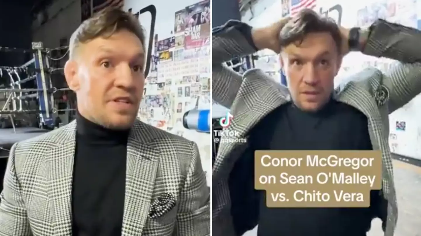 Fans spot Conor McGregor return 'clue' during UFC 299 interview