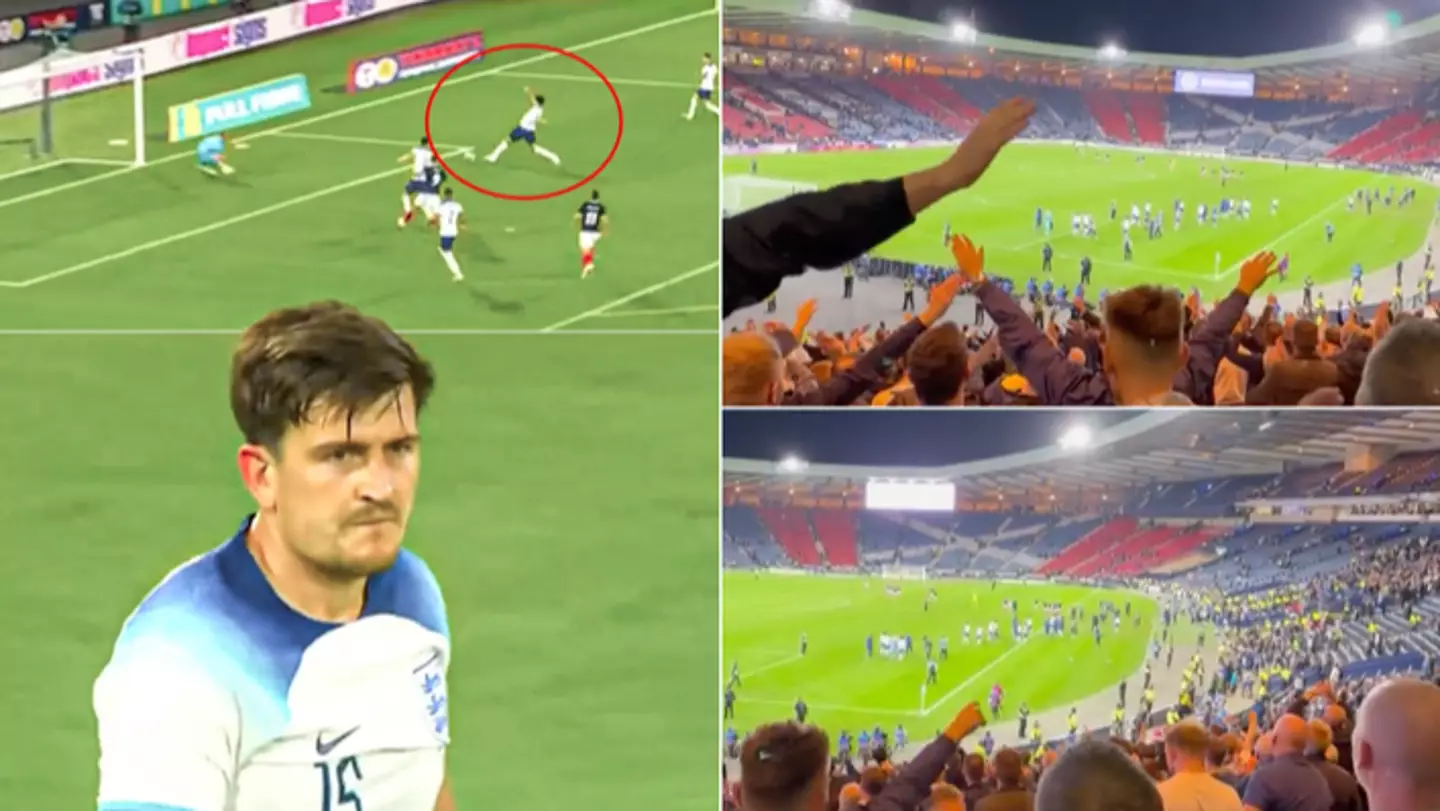 England fans make opinion on Harry Maguire clear with chant after Scotland win