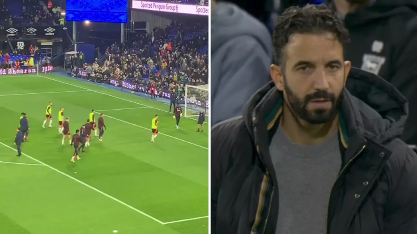 Fans stunned by what Man United did in warm-up before Ruben Amorim's first game