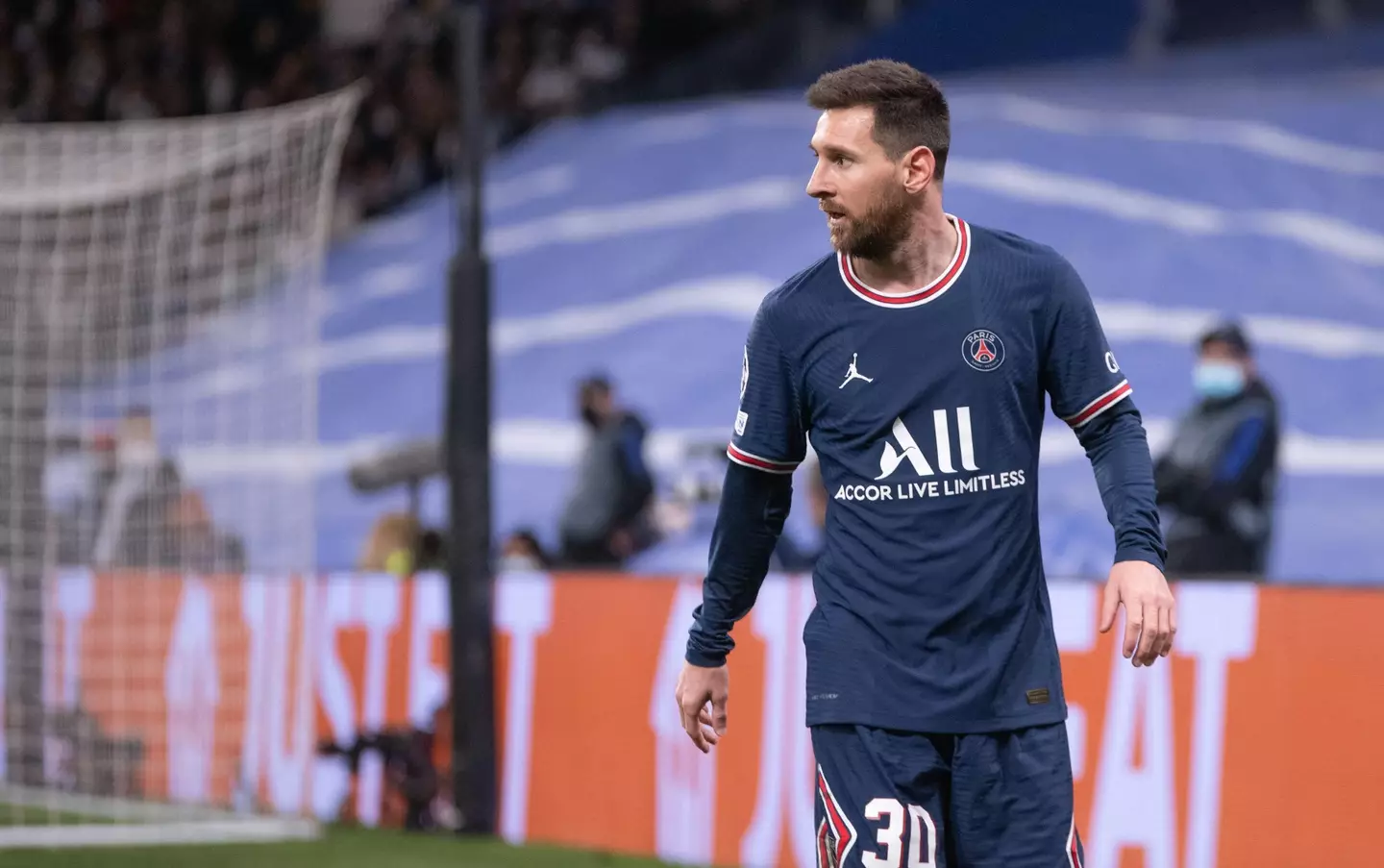 Messi was booed by PSG's supporters after their defeat to Real Madrid (Image: PA)