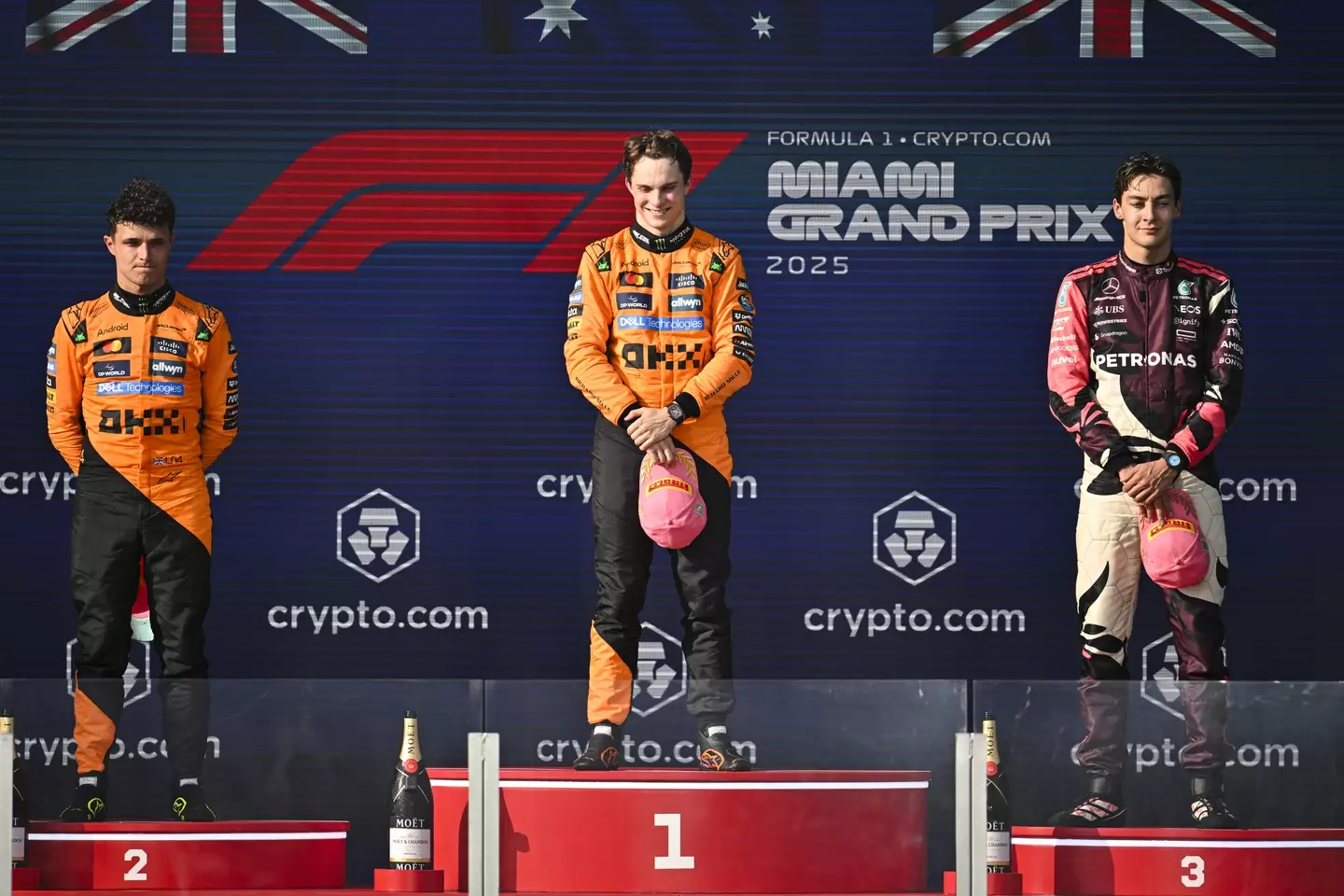 Lando Norris finished second to teammate Oscar Piastri at the Miami Grand Prix. Image: Getty