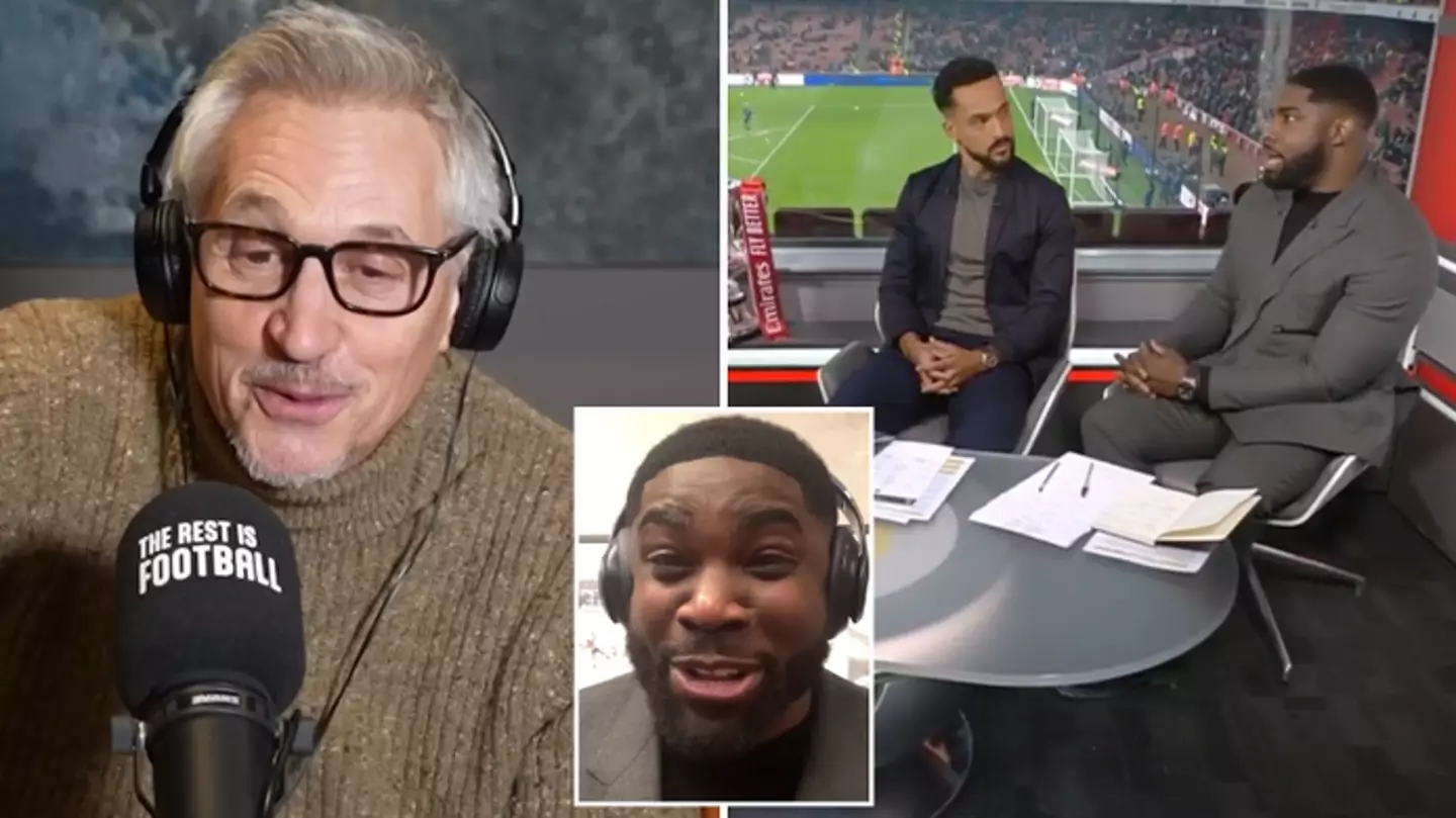 Gary Lineker exposes Micah Richards after revealing what he caught him saying off-air before Arsenal vs Man Utd