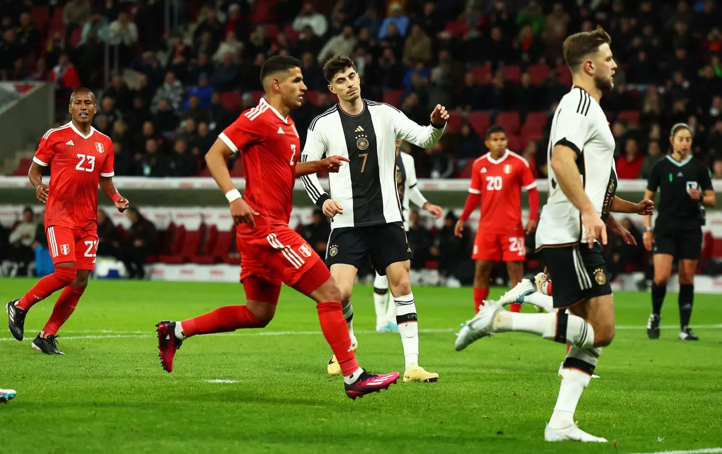 Havertz after his missed penalty. Image: Alamy