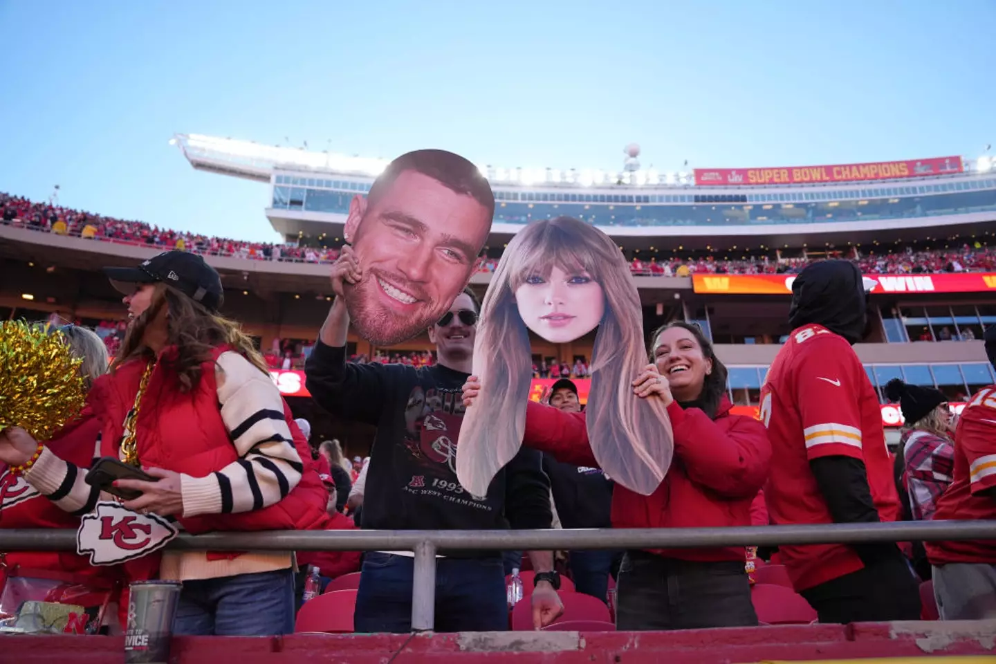 Swift and Kelce mania has swept the NFL (Image: Getty)