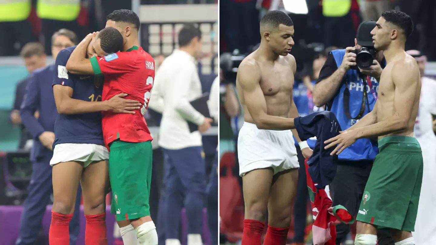Fans reckon Kylian Mbappe 'got a little too excited' after reaching the World Cup final