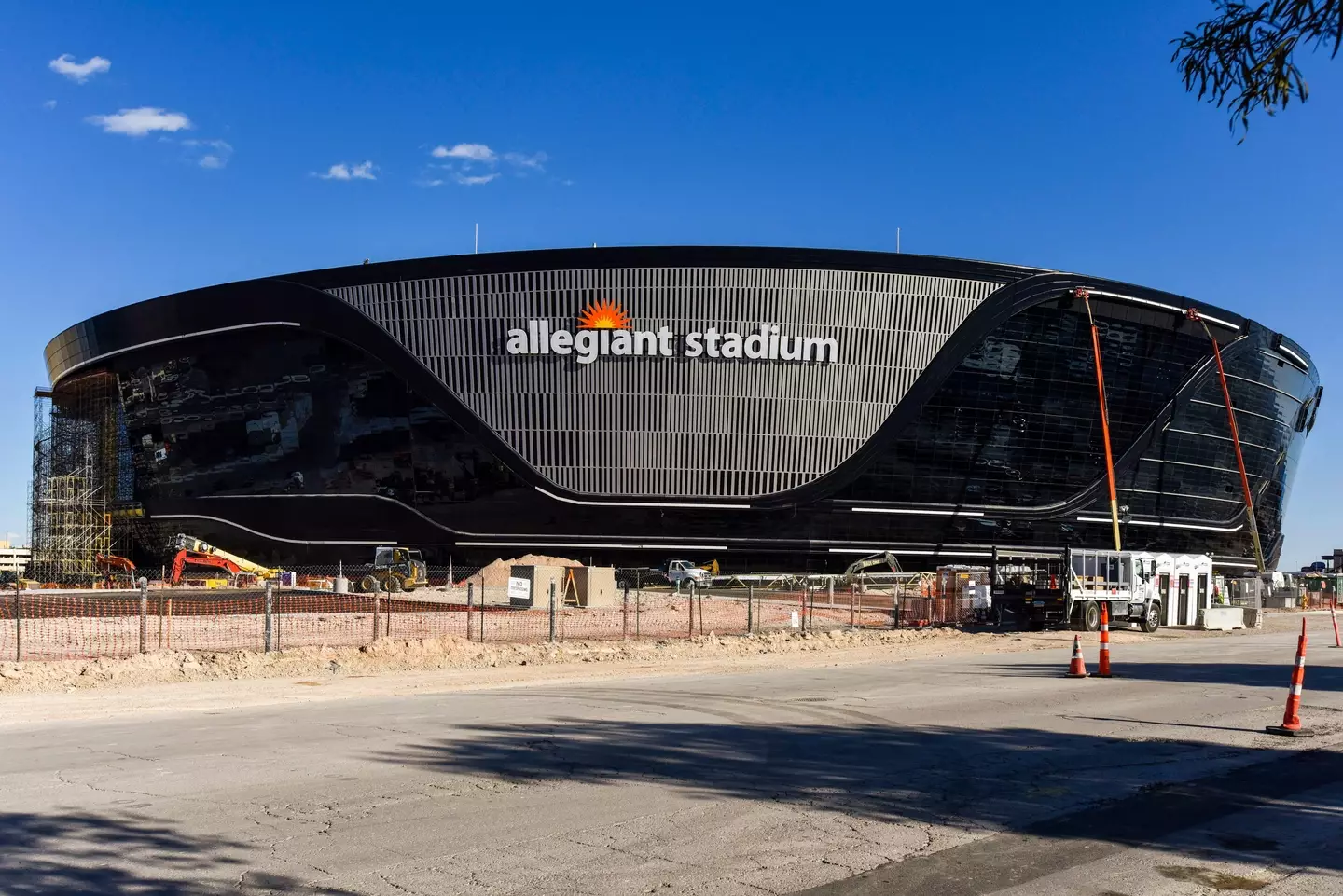 Allegiant Stadium in Las Vegas, where United are hoping to attract new fans. (Image