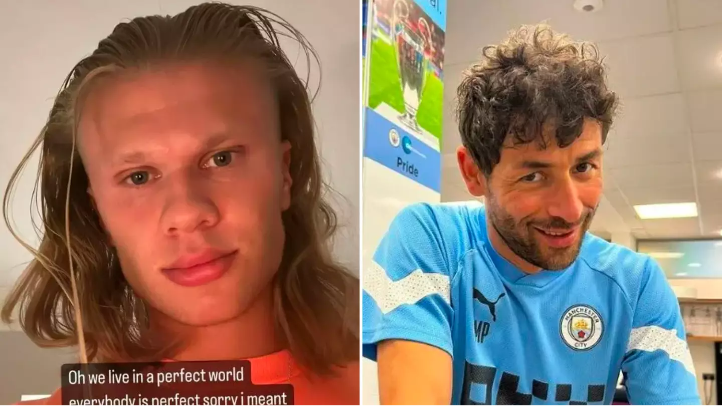 Erling Haaland forced to apologise after fans spot error in happy birthday message to Man City colleague