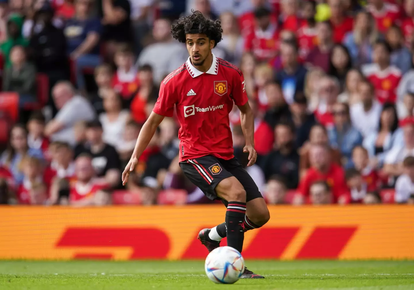 Iqbal playing for United in a pre-season friendly last year. Image: Alamy