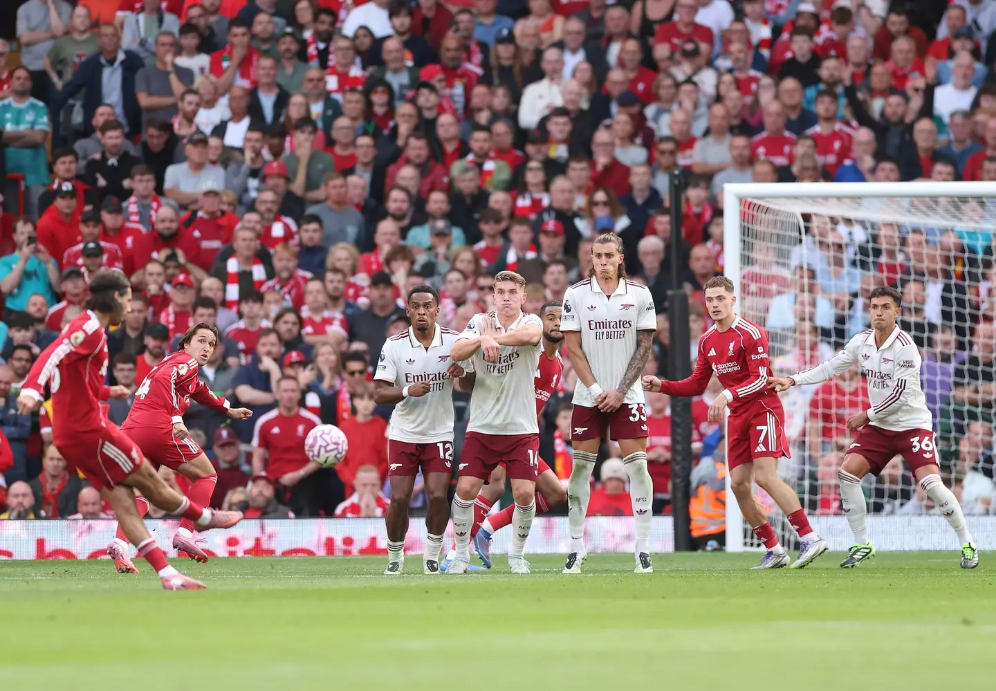Szoboszlai netted a 83rd-minute winner against Arsenal. Image credit: Getty