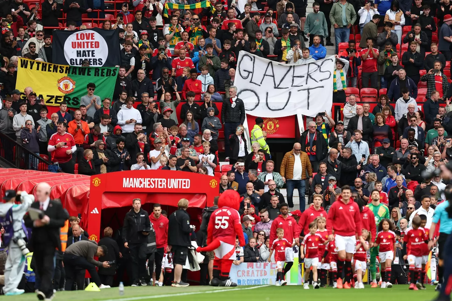 The Glazers have been hugely unpopular at Old Trafford.