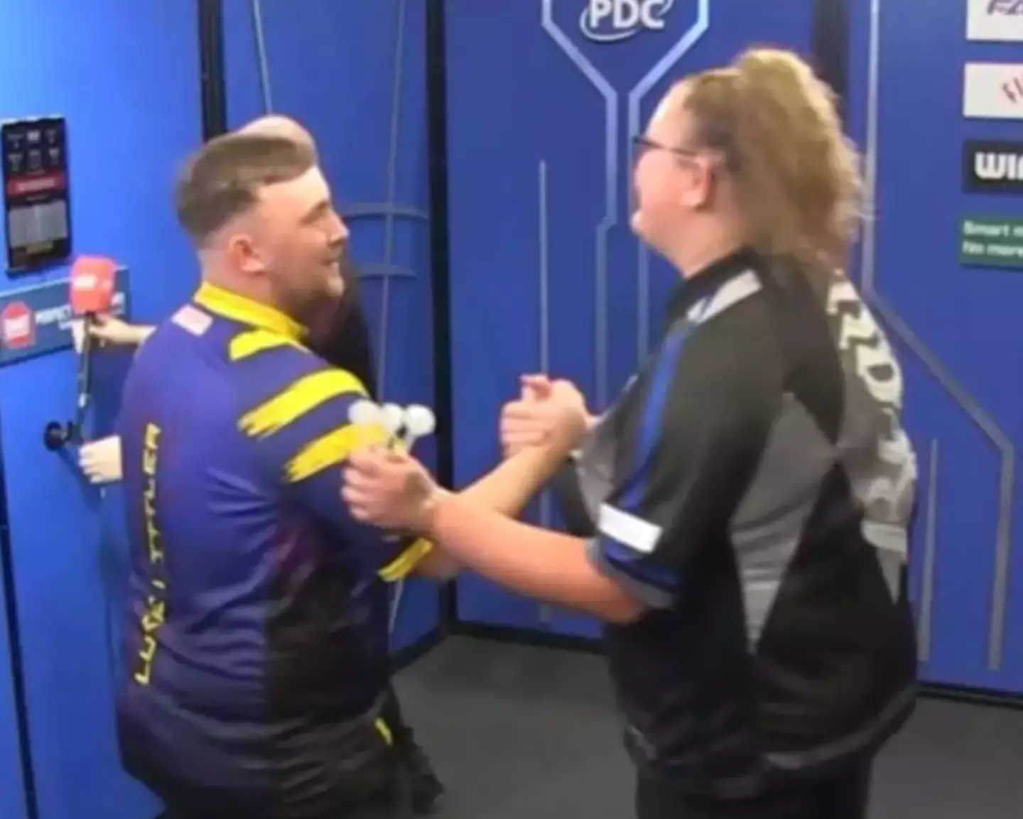 Greaves hit an 11-dart last leg to defeat Littler (Image: PDC)