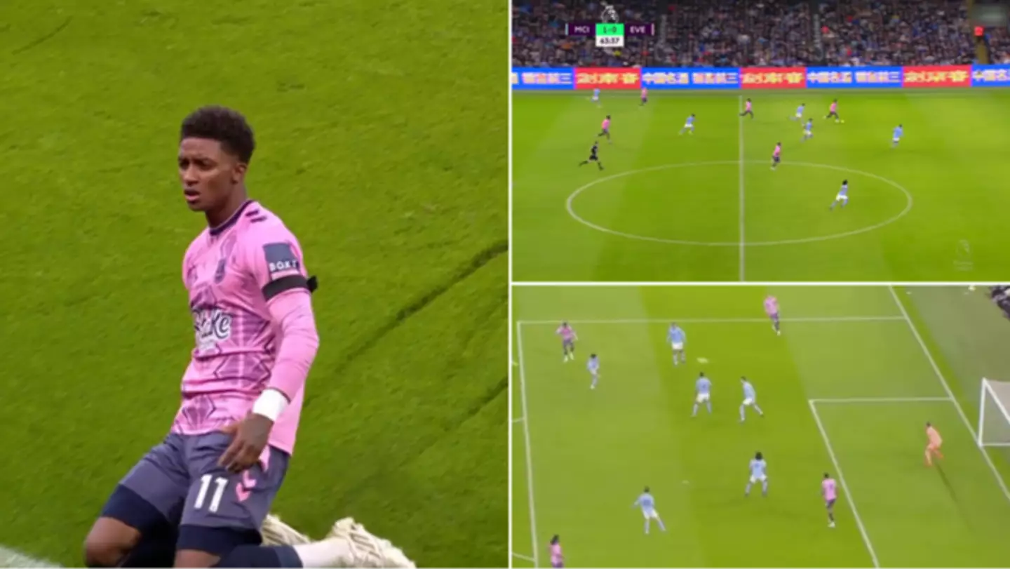 Everton's Demarai Gray scores spectacular goal to stun Manchester City