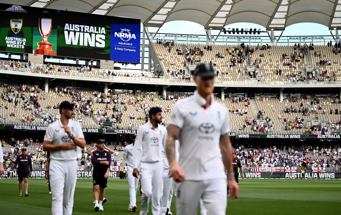 Australia secured a convincing eight-wicket victory in the first Ashes Test. Image: Getty