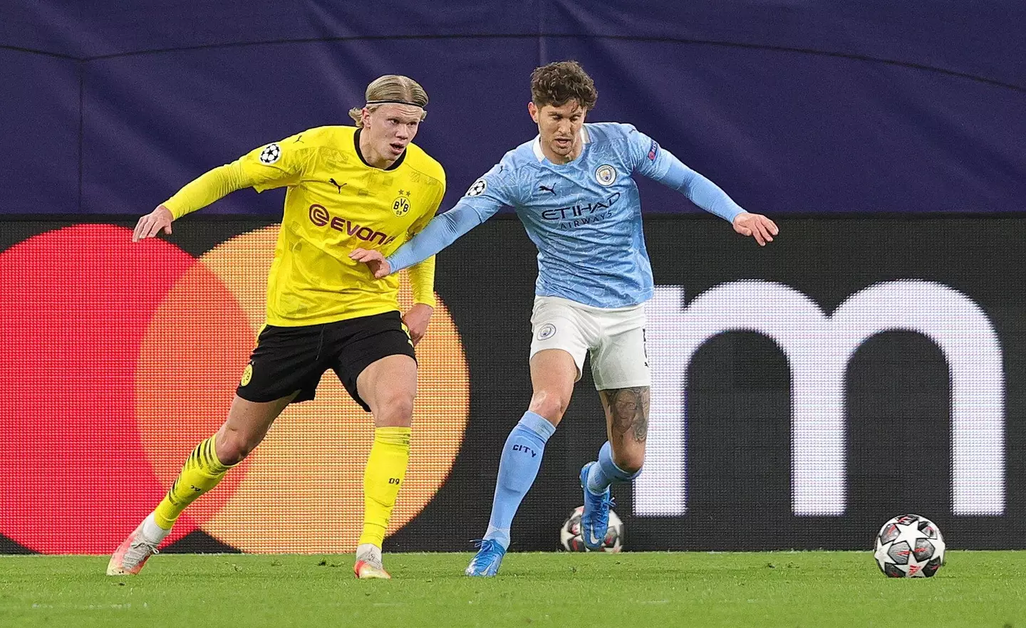 Haaland will be playing against his former team. Image: Alamy