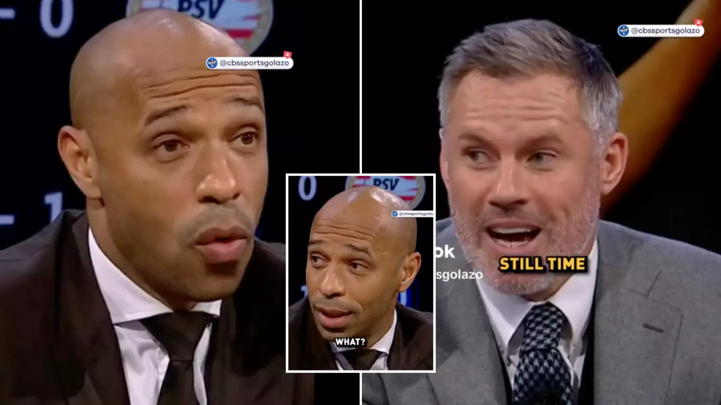 Thierry Henry's savage response to Jamie Carragher saying Jude Bellingham will play for Liverpool