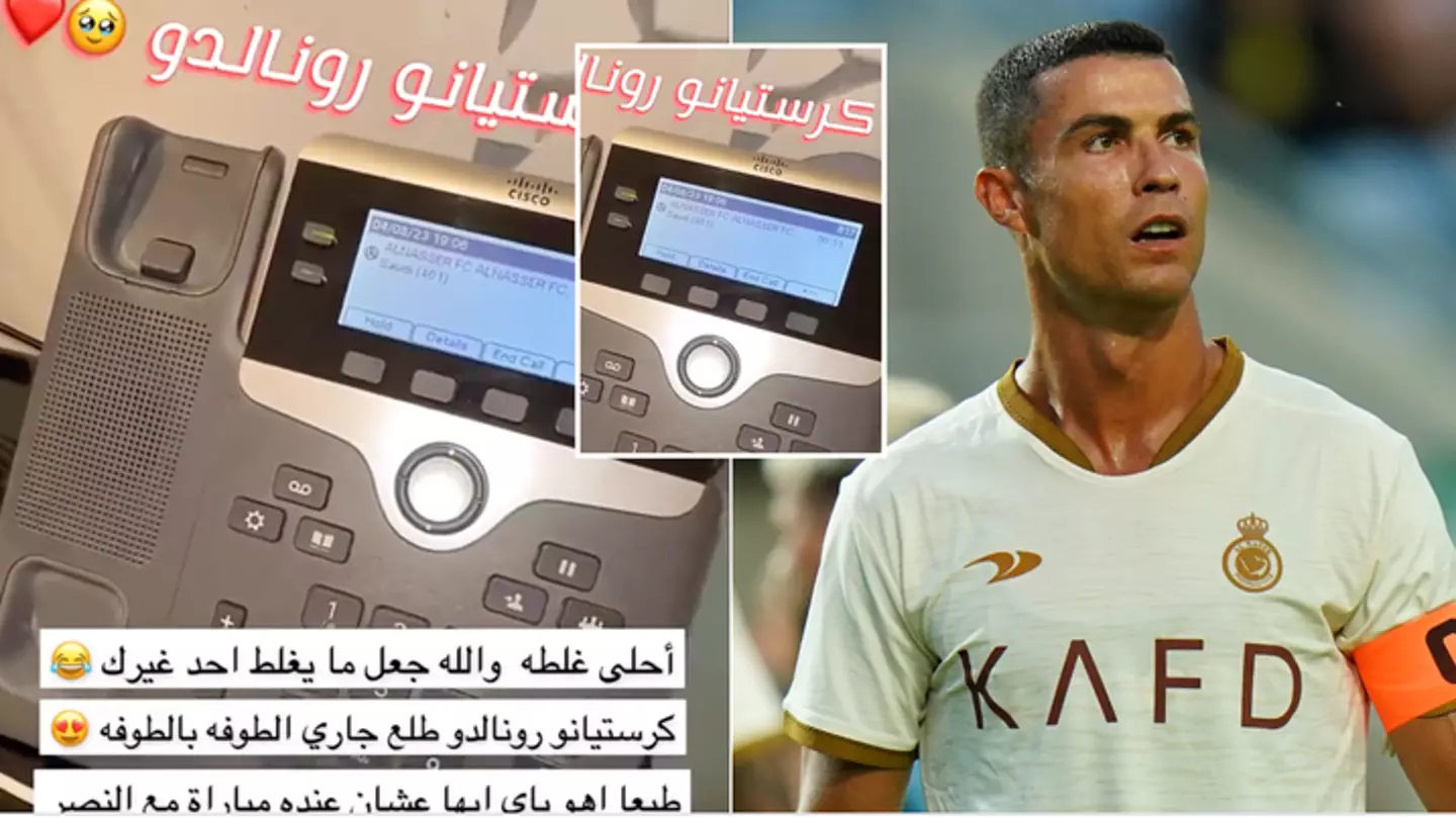 Cristiano Ronaldo accidentally calls the wrong number and his reaction is so wholesome, this is why fans love him