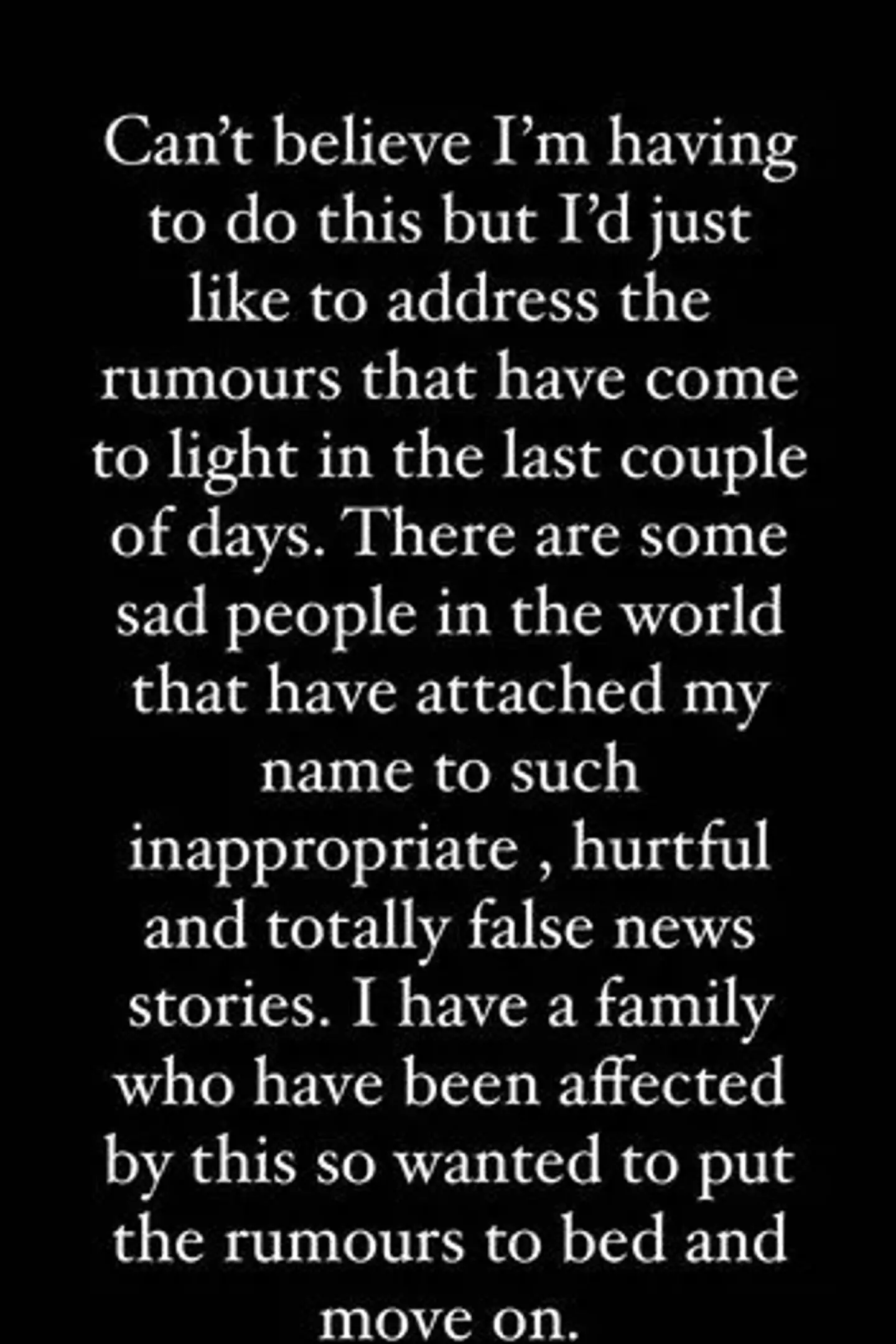 Henderson hit out at 'hurtful' and 'false' reports (Image: Instagram/Dean Henderson)