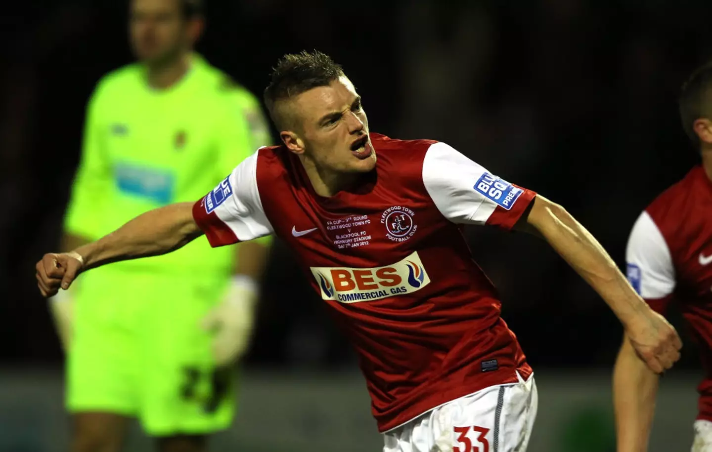 Jamie Vardy in action for Fleetwood Town (Credit:Getty)