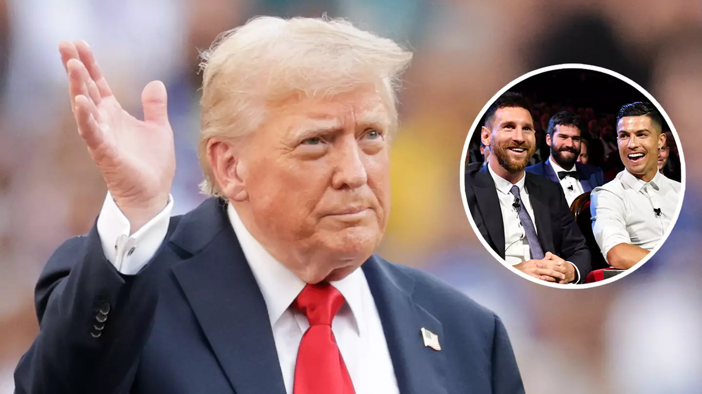 Donald Trump snubs Cristiano Ronaldo and Lionel Messi when naming his footballing GOAT