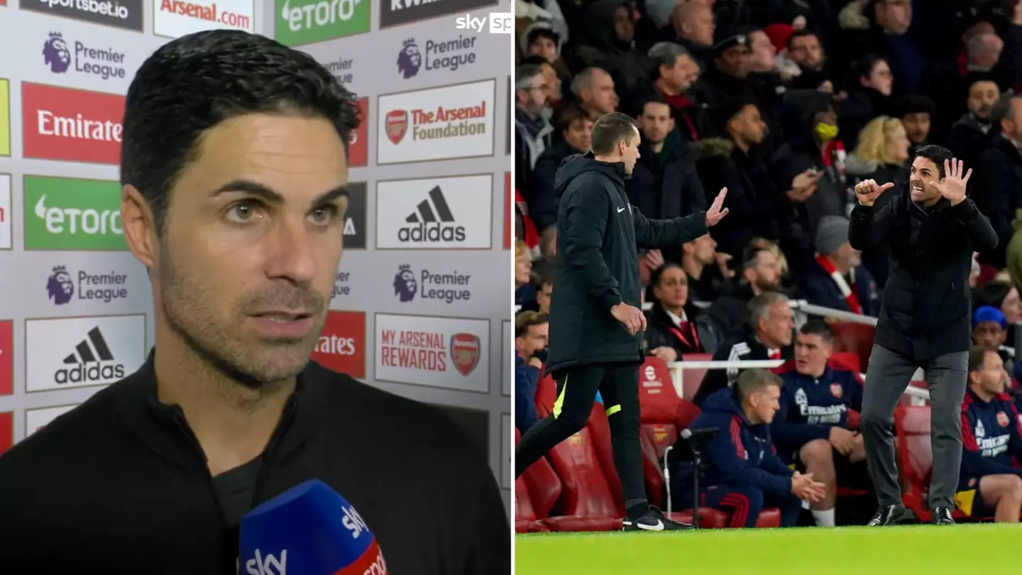 Mikel Arteta was not happy with Newcastle coach during tense Premier League clash