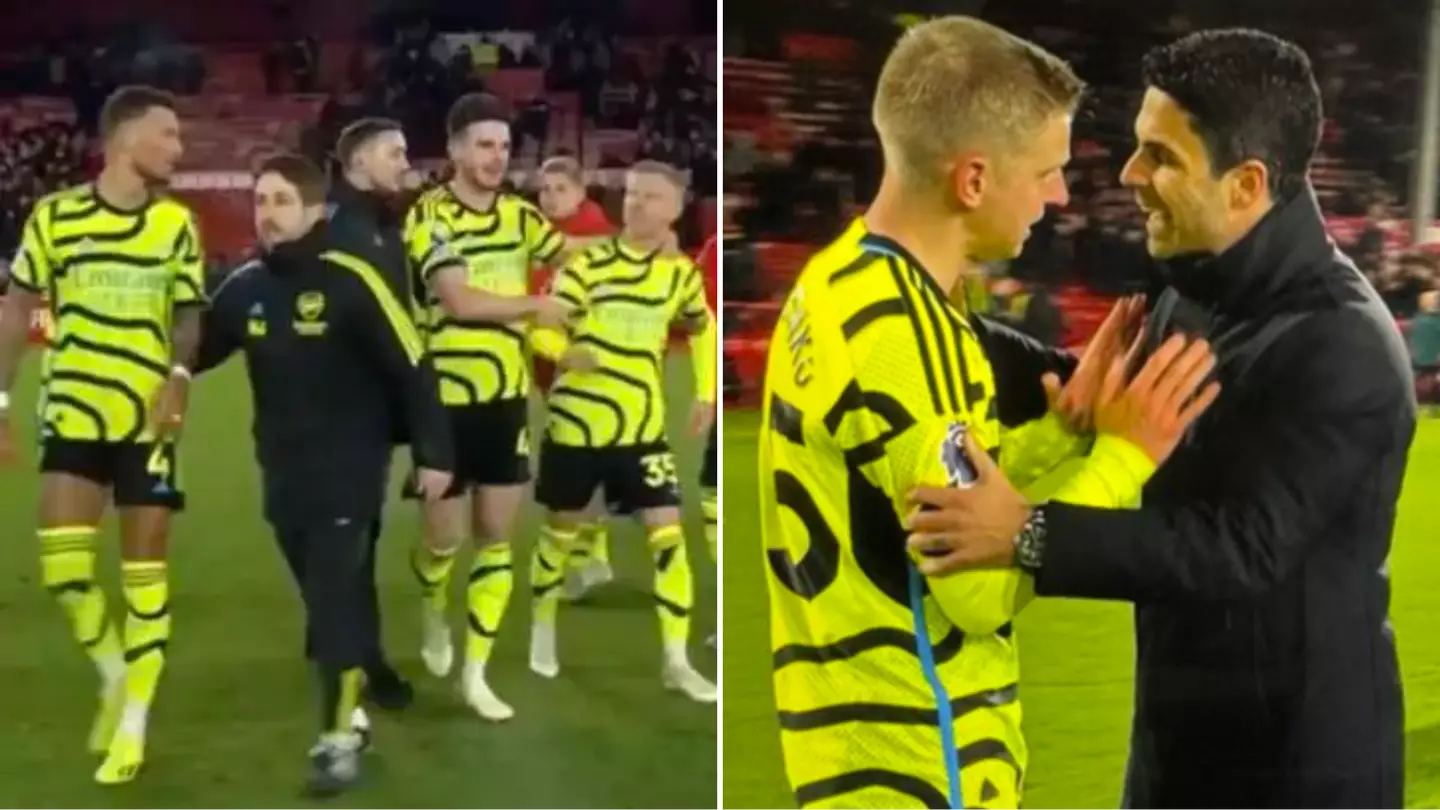 The moment that caused bust-up between Ben White and Oleksandr Zinchenko after Nottingham Forest game