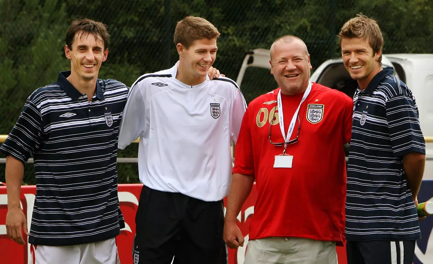 Gerrard said he pretended to like Neville and Ferdinand (Getty)