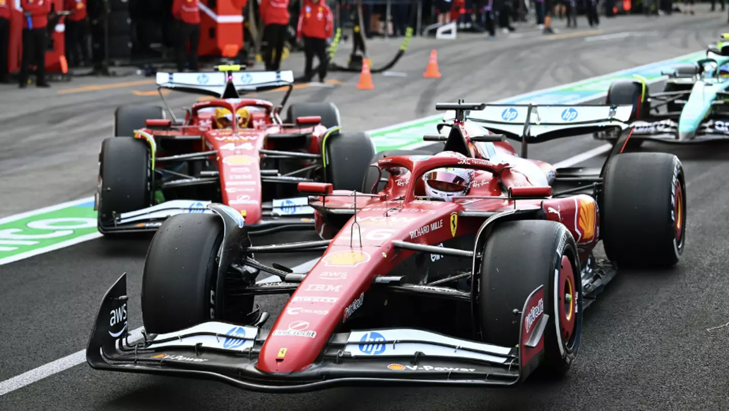 The one major difference between Lewis Hamilton and Charles Leclerc's Ferraris for Japanese Grand Prix