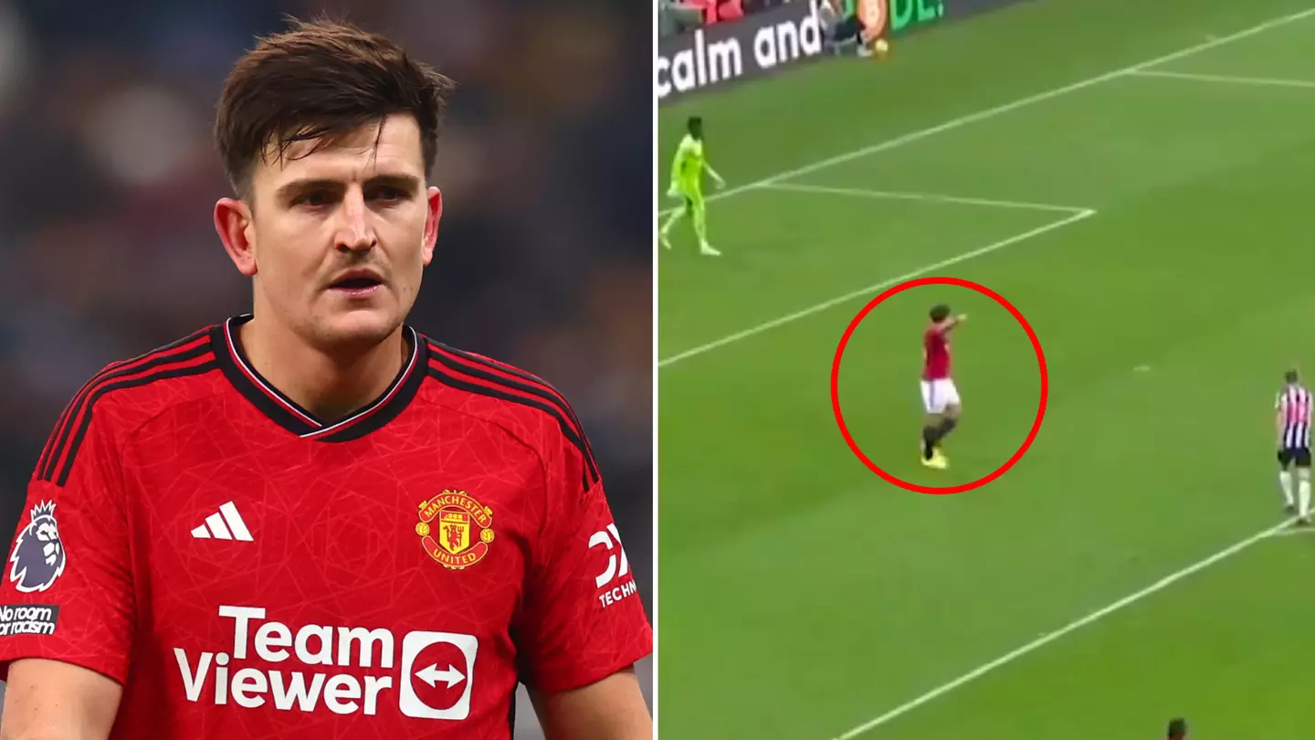 Harry Maguire accused of using 'sneaky' tactic to hide on the pitch for Man Utd