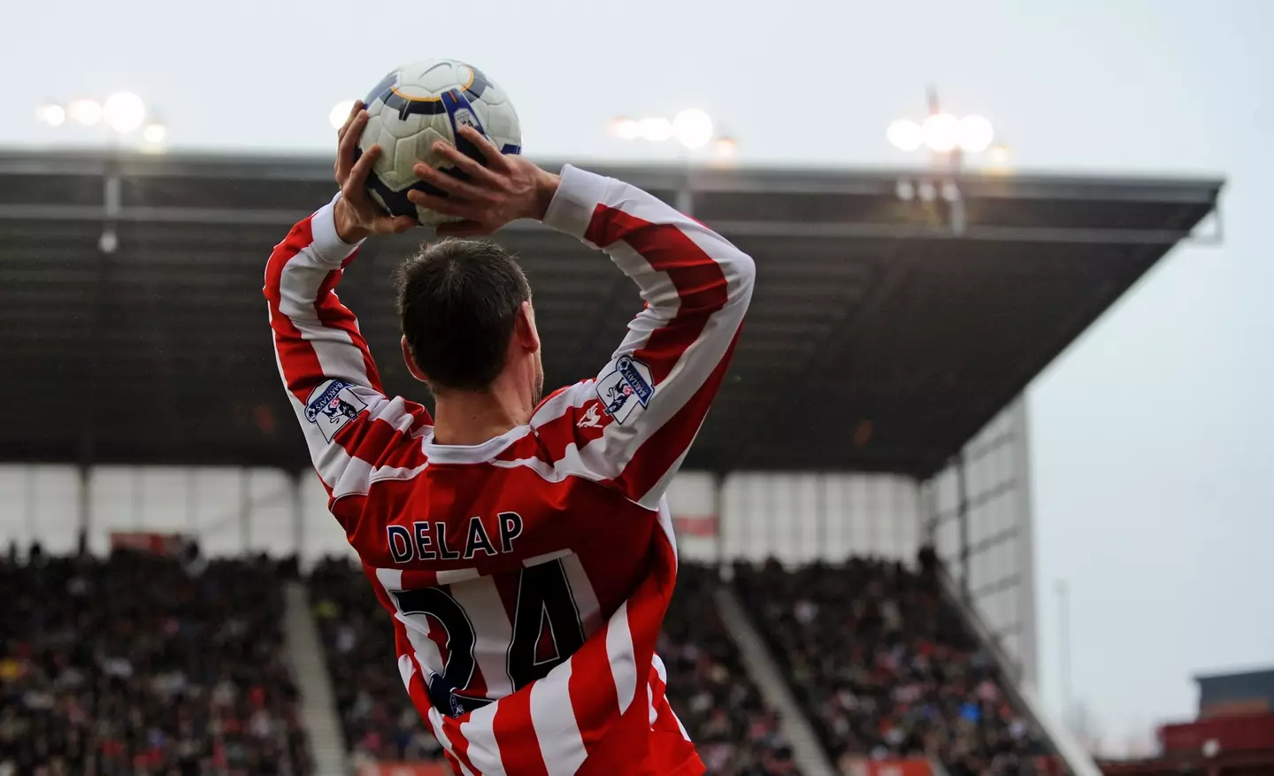 Rory Delap was renowned for his throw-ins. Image credit: Getty