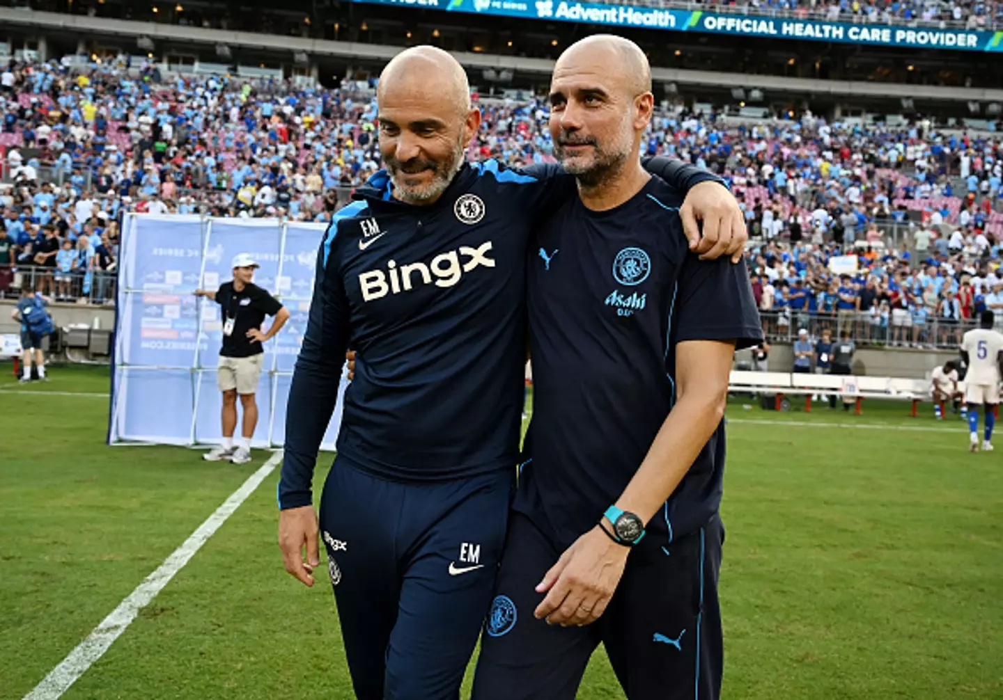 Maresca worked with Guardiola at Man City (Image: Getty)