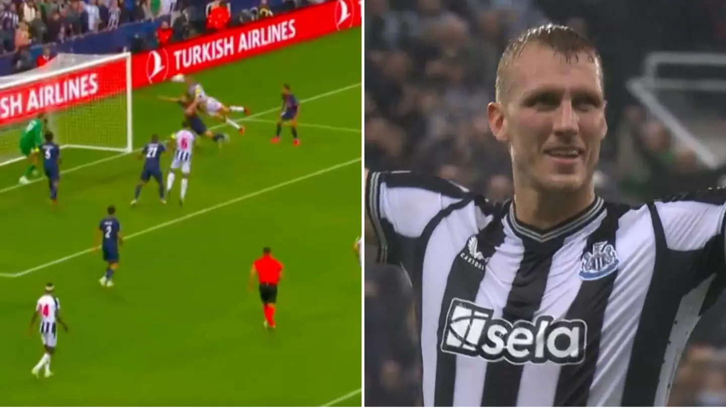 Lifelong Newcastle fan Dan Burn scores against Paris Saint-Germain, it's a dream come true