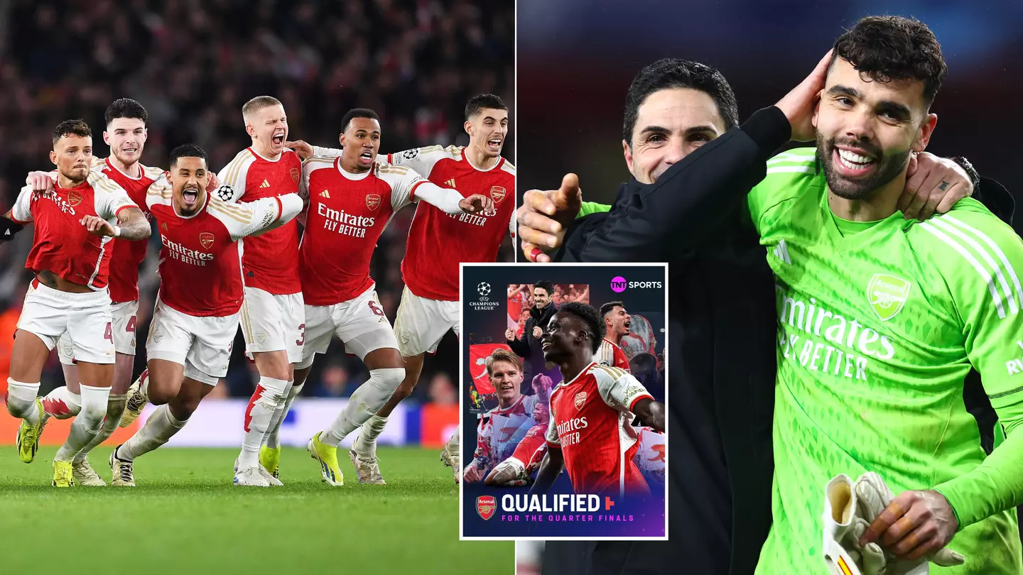 Liverpool fans spot huge 'error' in TNT Sports' graphic for Arsenal reaching Champions League quarter-finals