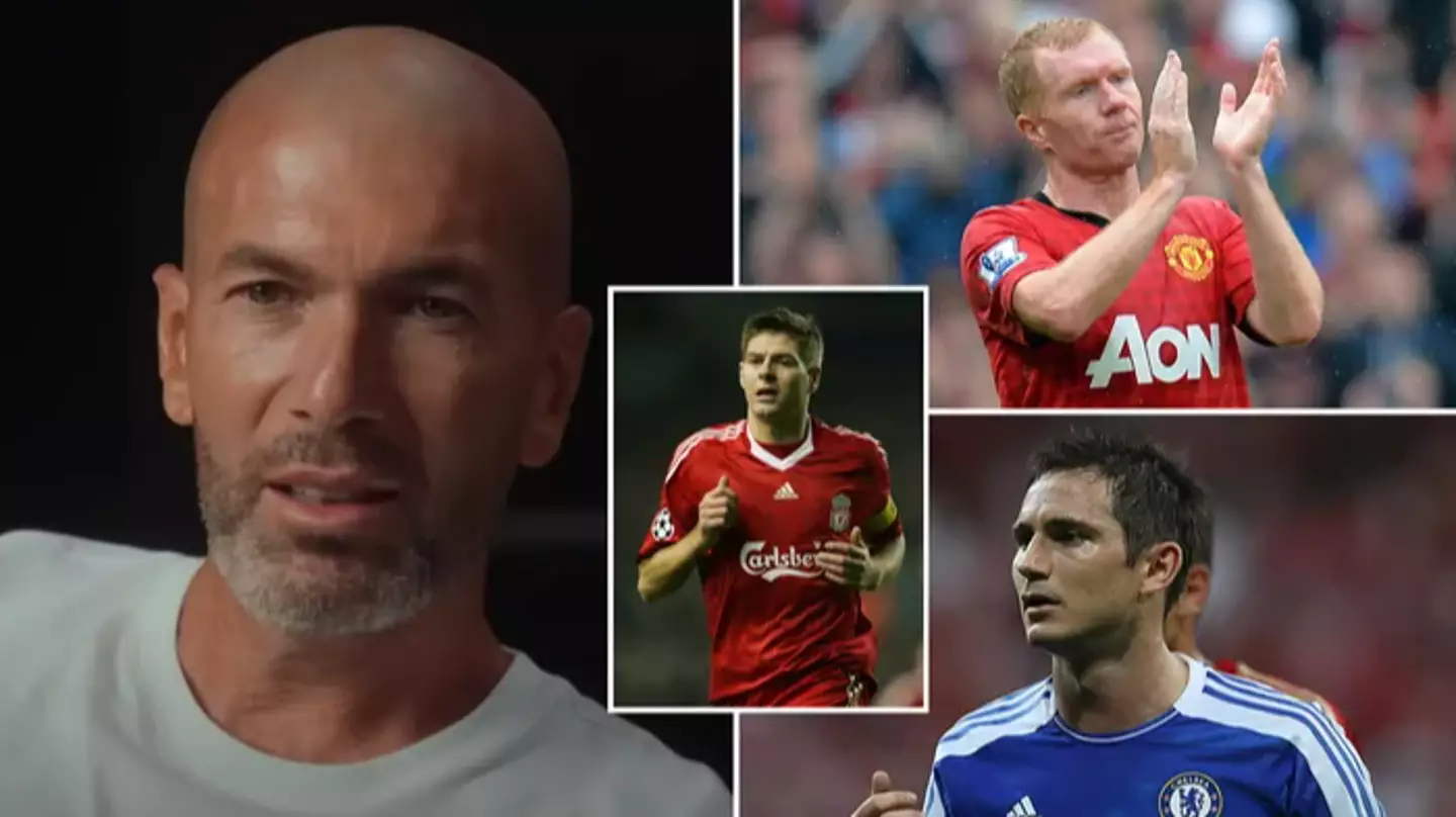 Zinedine Zidane didn't hesitate when asked if he'd have rather played alongside Paul Scholes, Steven Gerrard or Frank Lampard