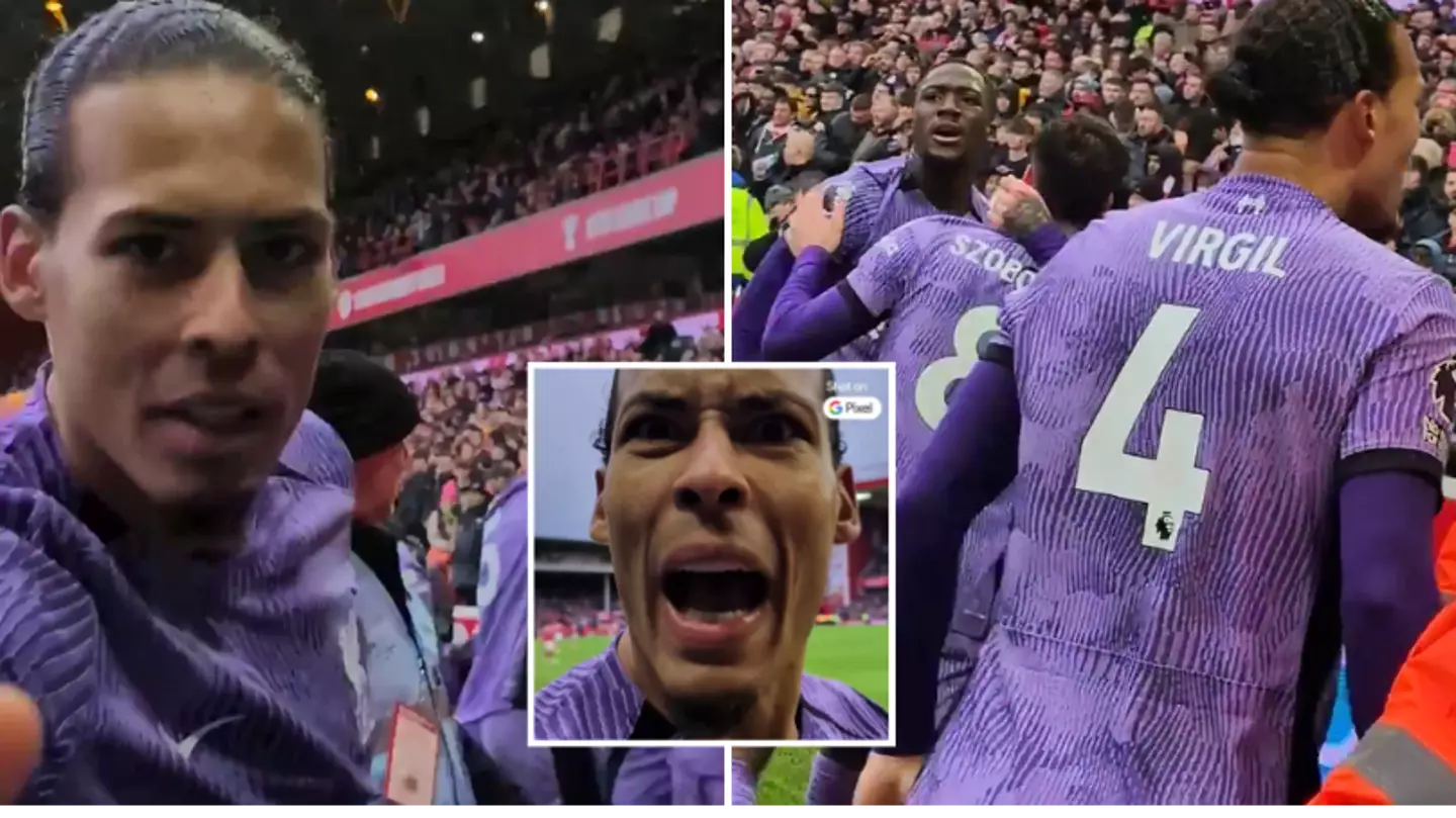 Why Virgil van Dijk took phone from crowd to celebrate Darwin Nunez's winner