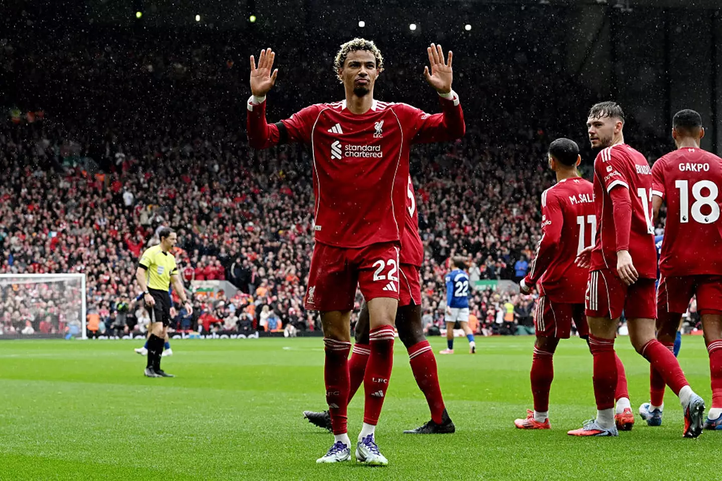 Hugo Ekitike scored Liverpool's second goal of the match. (Image: Liverpool FC/Liverpool FC via Getty Images)