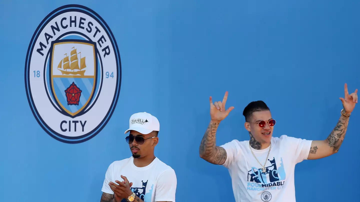 "He Deserves It" - Ederson Sends Heartfelt Message To Gabriel Jesus Following Arsenal Move