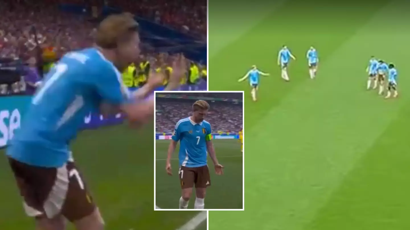 Viral clip shows real reason why Belgium fans booed Kevin De Bruyne after draw with Ukraine