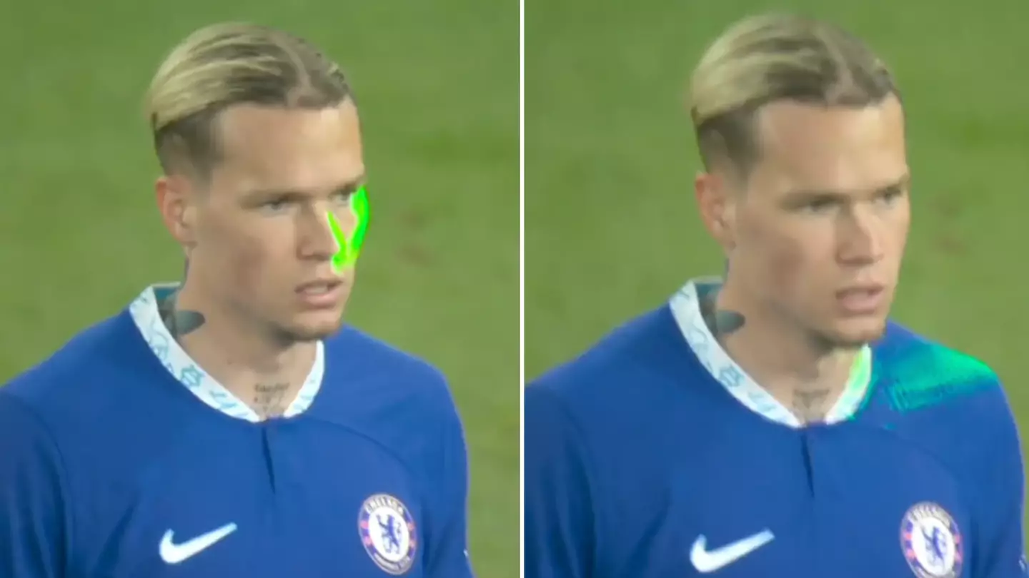 Arsenal fans criticised for shining laser in Mykhailo Mudryk face